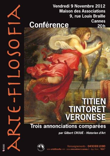 Titien Tintoret Veronese « Trois annonciations comparées »