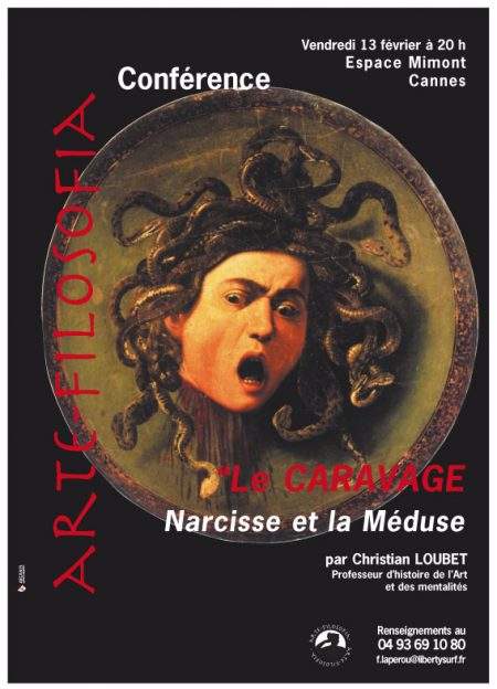 Le CARAVAGE, Narcisse et la Méduse