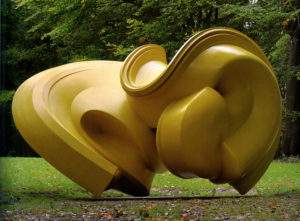 Tony Cragg 2004 Déclination 2 bronze peint 240x231x360