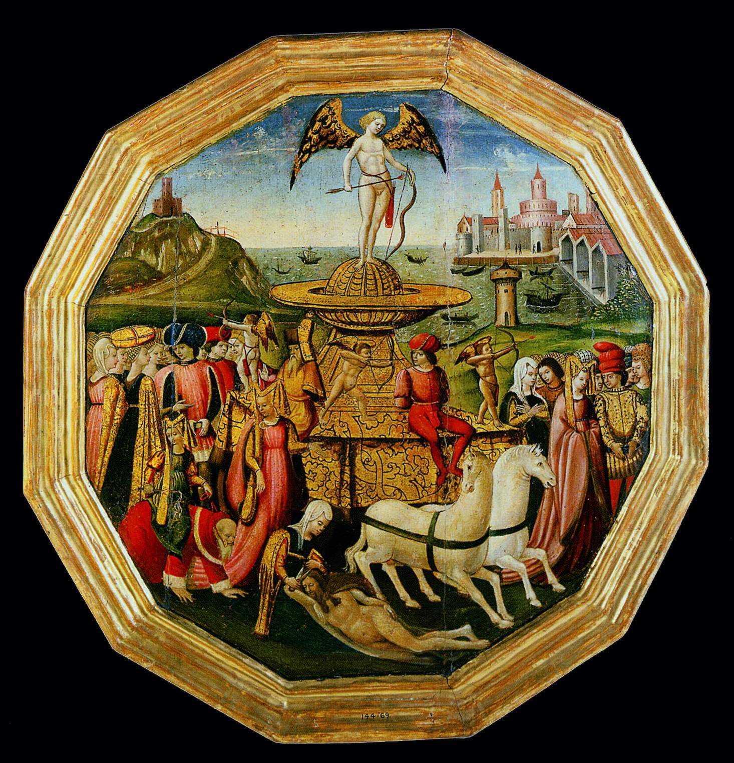 Apollonio di Giovanni, plateau d'accouchée, 1460, Victoria and Albert Museum, Londres - Copie