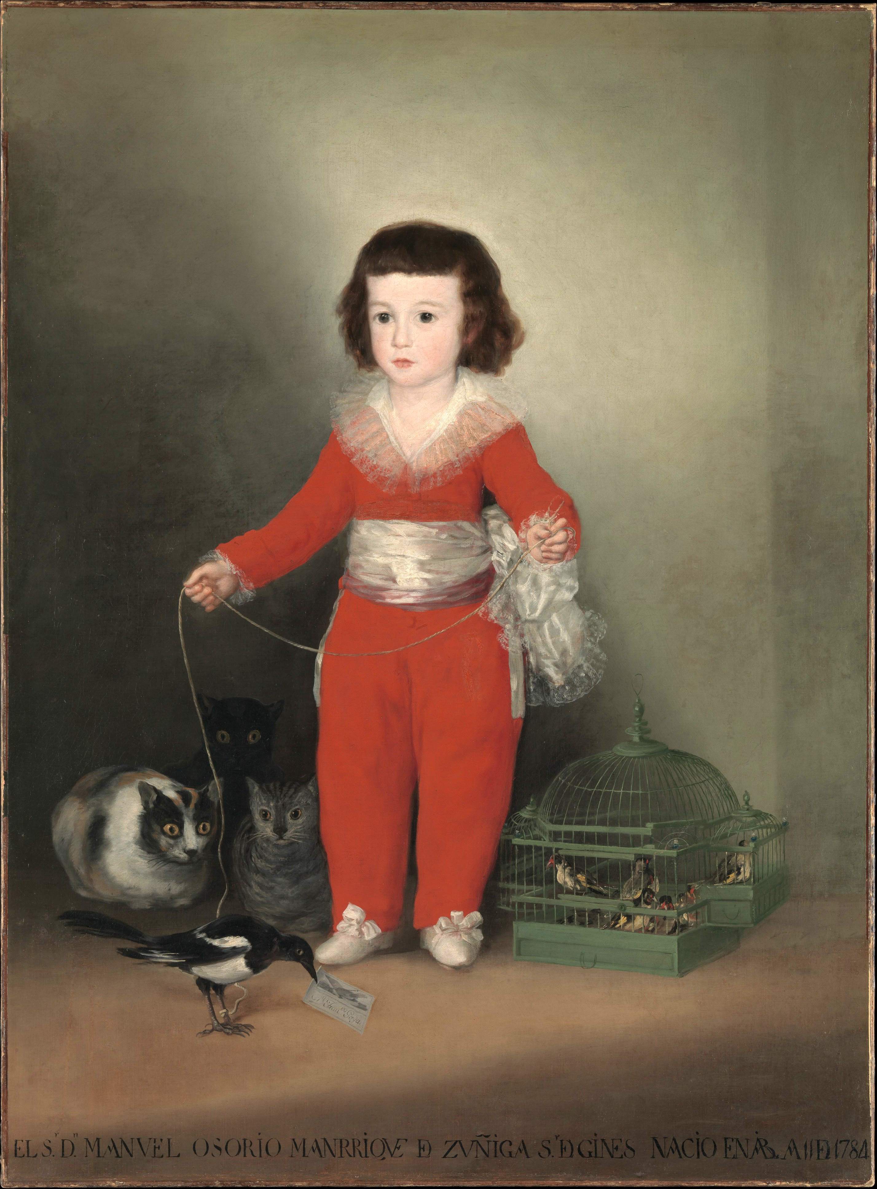 Francisco Goya, 1746-1828, Don Manuel d'Altamira, 1788, ht 127x101 MET New York