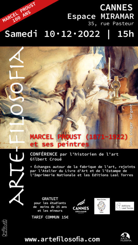 Marcel Proust (1872-1922) et ses peintres